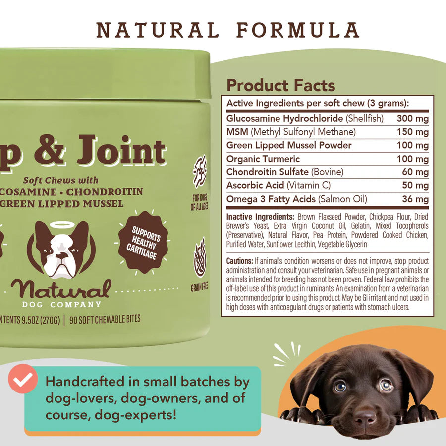 Natural Dog Company Hip Joint Dog Supplements