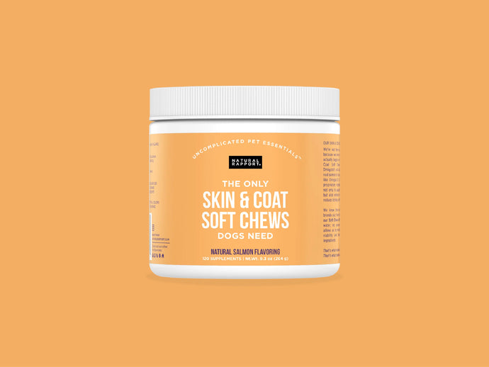 Natural Rapport The Only Skin & Coat Soft Chew Dog Supplement
